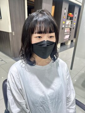 クロップ エス 茅ヶ崎本店(crop es) コテ巻き風パーマ