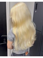 ベレーザ 渋谷(BELEZA)&nbsp;11169ホワイトブロンド韓国風巻きワンホンヘアホワイトアッシュ