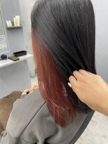 アオアクア バイ グルグル 小岩店(ao akua by GULGUL) ピンキーレッドインナーカラー