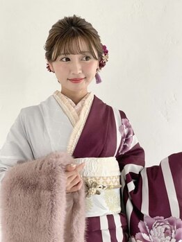 バサラ 渋谷店(VASARA)の写真/イベントを彩るヘアセットもお任せ！普段とは違う和の装いにピッタリ似合う、プロのヘアセットをご案内♪