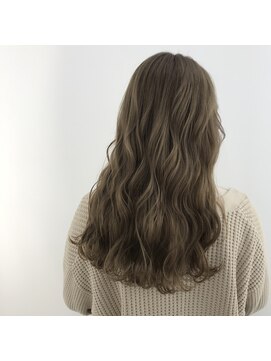 マルフェ 天王寺(marfe) ミルクティーベージュハイトーンケアブリーチ透明感カラー