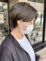 リグリー(regree)&nbsp;ショートウルフ/ハンサムショート/グレージュ/髪質改善