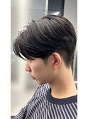 ニュアンスパーマセンターパート【町田メンズカット】
