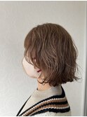 タッセルボブ×パーマ