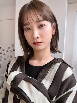 ロット 横浜(lot) ぱつっと縛れる外ハネボブ×美髪髪質改善[横浜駅]