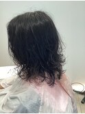 ミディアムメンズパーマ