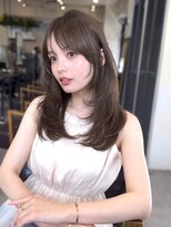 コート 表参道(Cote)&nbsp;美髪レイヤーカット／顔まわりレイヤー／ロングレイヤ 一/前髪