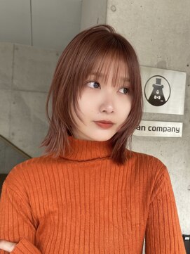 ガーデン 渋谷(GARDEN) ボブ　フェイスレイヤー　顔周りカット　ベージュカラー