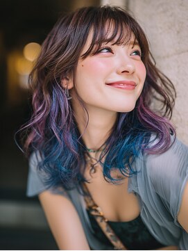 ヒマル 学芸大学(Himaru) レイヤーロブ/インナーカラー/フェイスフレーミング/学芸大学