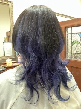 モヅ美容室 チェルム 四日市店(MOZ美容室 cheRm) クラゲウルフ×インナーカラー