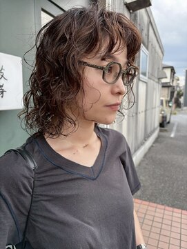 エダメ(EDAME) 大人ヘア/パーマ/ミディアムウルフ