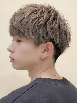 フィフス 仙台(fifth) 仙台メンズパーマルーズパーマシースルーマッシュウルフゆるめ