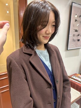 [puf 伏見/丸の内/栄/名古屋]透けブラウン×レイヤーボブ★大野