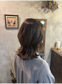 品よくなじむ大人の白髪ぼかし♪