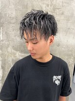 メンズサロン キング 枚方店(Men’s salon K!ng)&nbsp;波巻きツイストスパイラルパーマ/フェザーパーマ/眉毛/メンズ