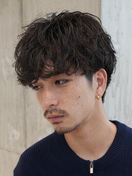 フィフスパーク(fifth PARK) 渋谷シャドウパーマ波巻きスパイラルパーマ束間ラウンドマッシュ