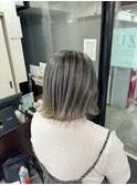 白髪ぼかしハイライト