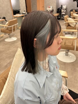 グラフィー(graphy) イヤリング水色