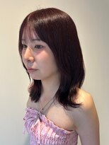 シエル ドゥ サワ(ciel de SAWA) ボルドーカラー×くびれ巻き