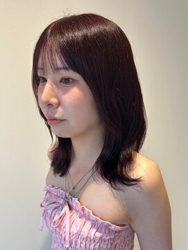 シエル ドゥ サワ(ciel de SAWA) ボルドーカラー×くびれ巻き