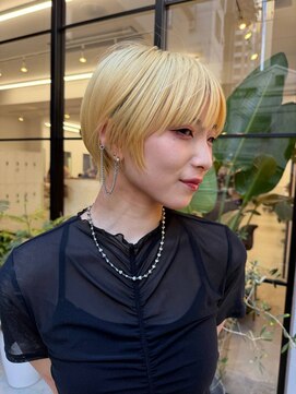 サンド 大阪梅田(sand) 小顔見せマッシュショート