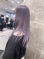 キング 京橋店(K!ng)&nbsp;縮毛矯正髪質改善レイヤーカットハッシュカットダブルカラー