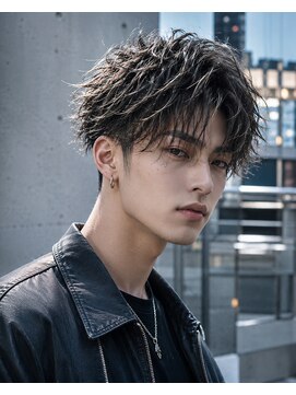 アイトーキョー 名古屋栄(AI TOKYO) ニュアンスパーマ/フェザーパーマ/センターパート/名古屋