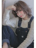 重軽ウェーブふんわり美髪ミディエアリーミディ
