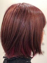 ブルー フラッグ ヘアー ワークス(blue flag hair works) チラ見せインナーカラー☆