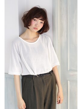 ソア 武蔵小杉(SOAR) ココアベージュグレージュカラーの黒髪ローライト小顔ボブウルフ