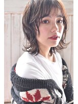 メーヴェ(Mowen) mowen前髪xセシルカットxココアブラウンxフリンジウェーブ