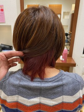 美粧ほそや 横浜反町 インナー×チェリーレッド