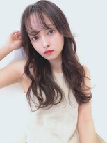 チョビー 銀座(chobii)&nbsp;グレージュ/デジタルパーマ/ゆるふわロング/小顔/人気/高柳/