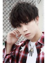 ブロッサム 上福岡店(Blossom)&nbsp;無造作マッシュ ツイストパーマ ツーブロック スパイラルパーマ