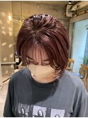カシスピンク×ミニボブ
