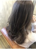 大人シークレットハイライト・白髪ぼかし♪ グレージュカラー