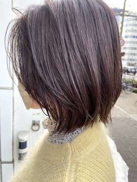 インビテーション(invitation) レイヤーボブ・ショコラブラウン・艶ブラウン