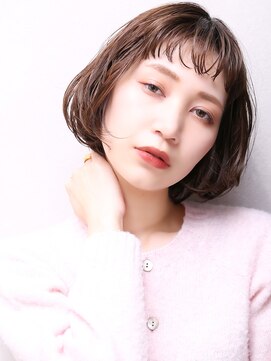 クラッチ 博多(CLUTCH) 大人可愛い小顔カット美髪ツヤ髪大人ガーリーショートボブA7