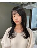くびれレイヤースタイル