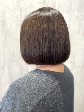 テトテ 門戸厄神店(tetote) 【tetote村山サロンスタイル】ナチュラルボブ / グレージュ