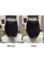 カミケンガレリア(kamiken. galleria)&nbsp;まとまる美髪ボブ艶感ナチュラル縮毛矯正【カミケンガレリア】