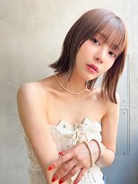 アメリ 新宿(Ameri) 似合わせボブ　ブラウンカラー
