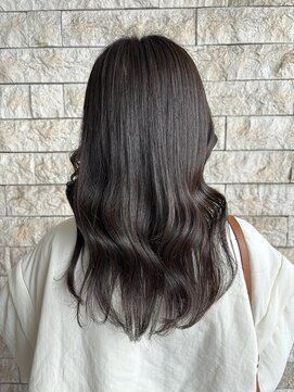 フラット 千葉(Flat.) ネイビーグレージュ、髪質改善トリートメント