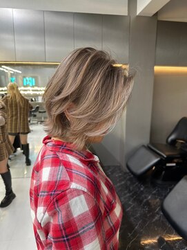 イキ 表参道(iki omotesando) ハッシュカット/フルバング/似合わせカット/ブラウン