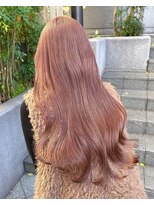 レリー バイ アルティナ 川越店(Lelie by artina)&nbsp;ショコラピンク_ガーネットレッド_うる艶髪_こっくりカラー3