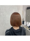 ブリーチなしオレンジブラウンカラー♪♪