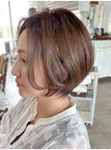 ハンサムショート/上品大人ショート/20代30代40代50代/透明感