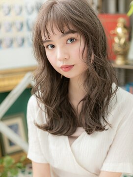 カバーヘア ブリス 北浦和(COVER HAIR bliss) 外国人風オリーブアッシュオン眉小顔ロングh3北浦和30代40代!