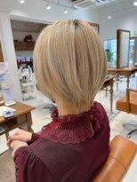 ネイロ 錦糸町(NeiRo)&nbsp;魅力倍増カールセミディシアーカラーダークアッシュショートヘア