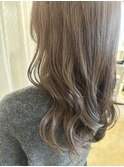 【渡辺まとい】20代30代40代ブリーチなし透明感カラー